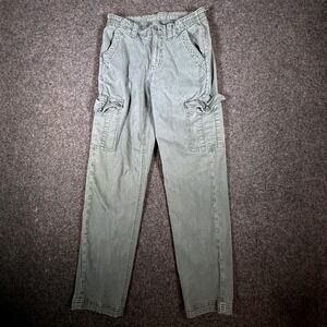 American Eagle Cargo Pants Olive Green Stretch Casual Comfort Size 7